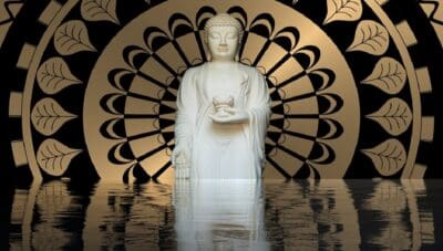 仏像を礼拝する偶像礼拝