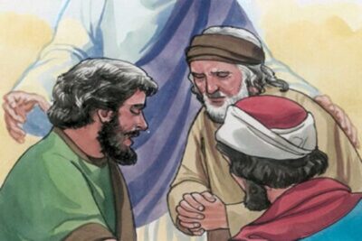 主イエスと共に祈る弟子たち